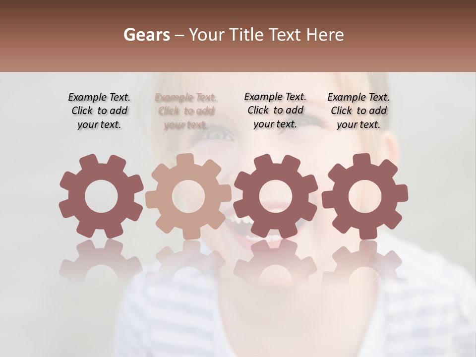 Hair Hope Smiling PowerPoint Template