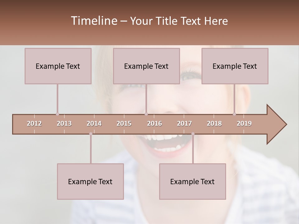 Hair Hope Smiling PowerPoint Template