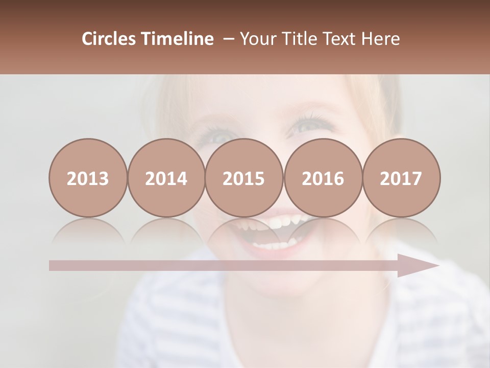 Hair Hope Smiling PowerPoint Template