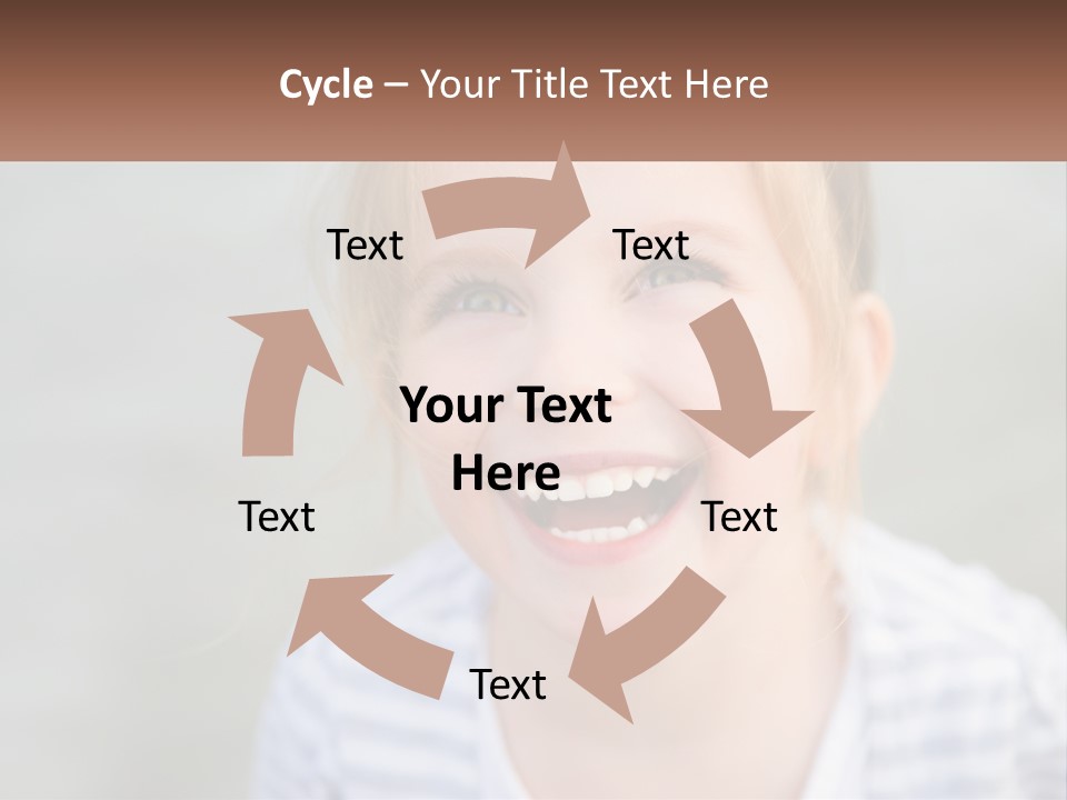 Hair Hope Smiling PowerPoint Template