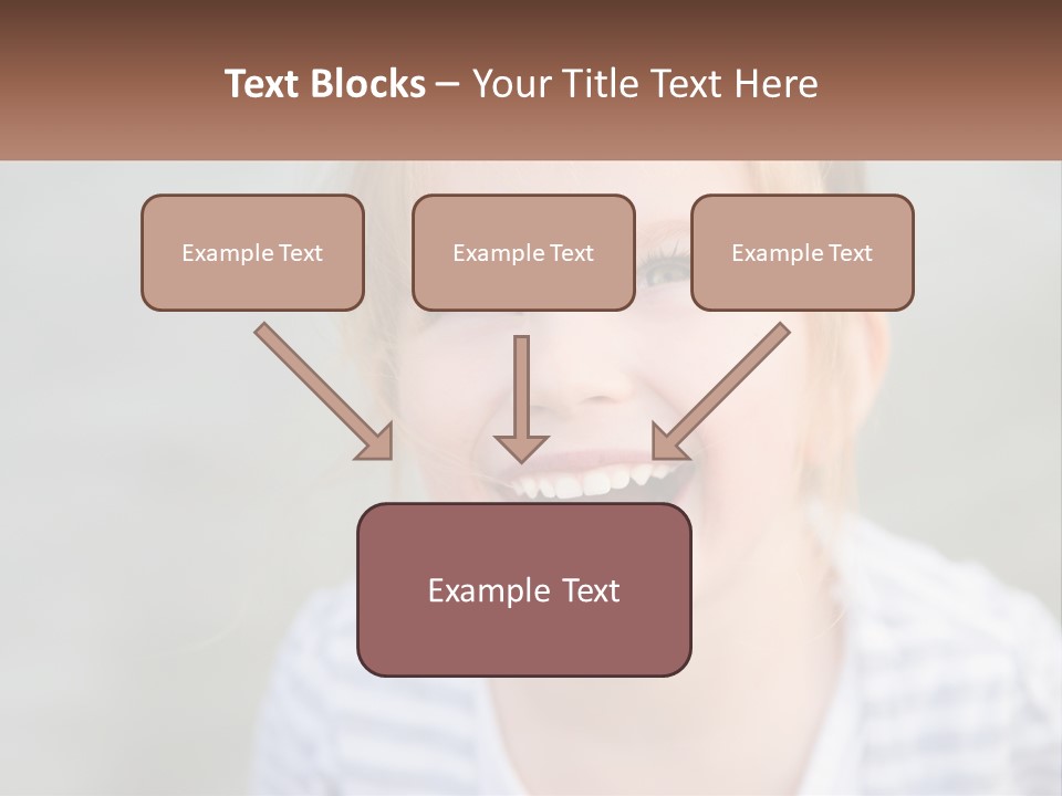 Hair Hope Smiling PowerPoint Template