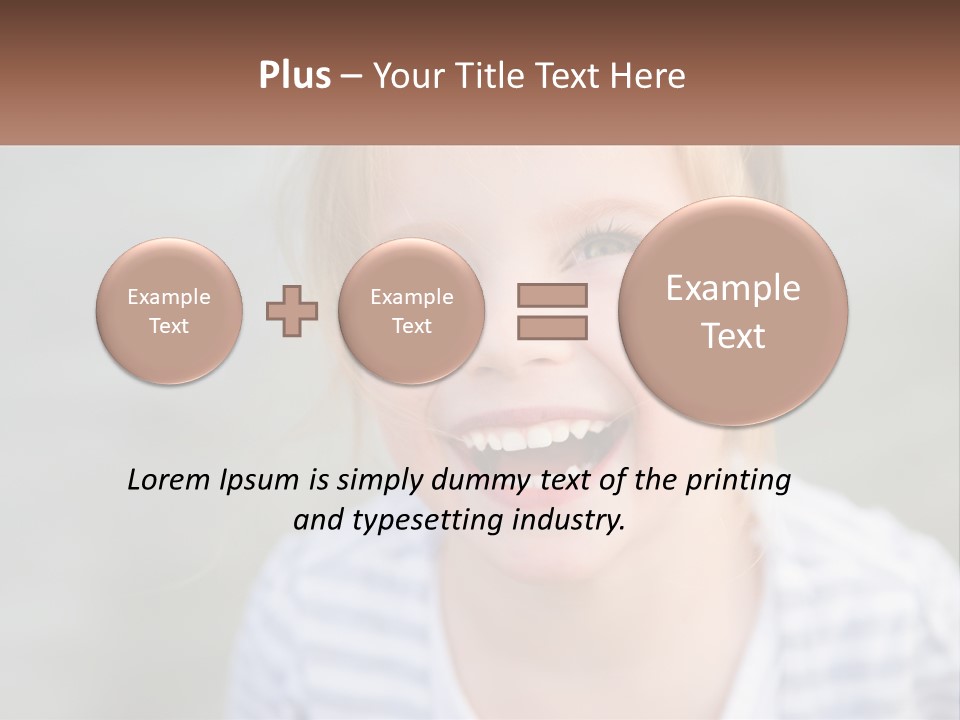 Hair Hope Smiling PowerPoint Template