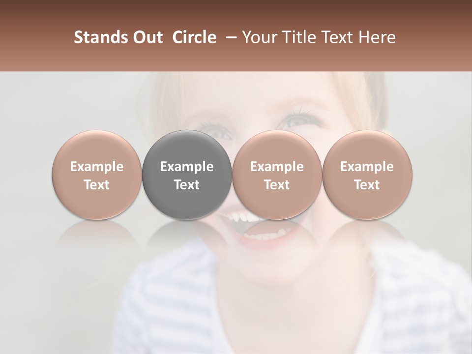 Hair Hope Smiling PowerPoint Template