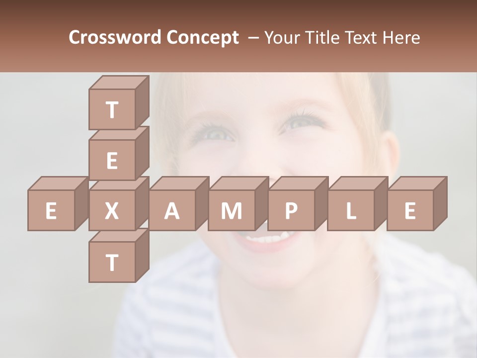 Hair Hope Smiling PowerPoint Template