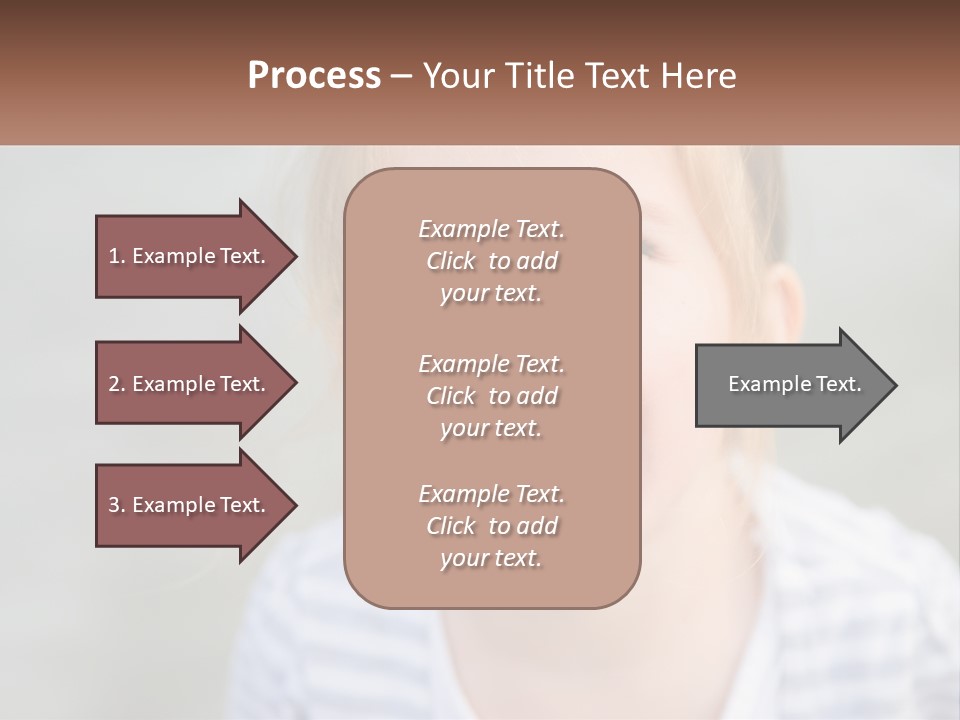 Hair Hope Smiling PowerPoint Template