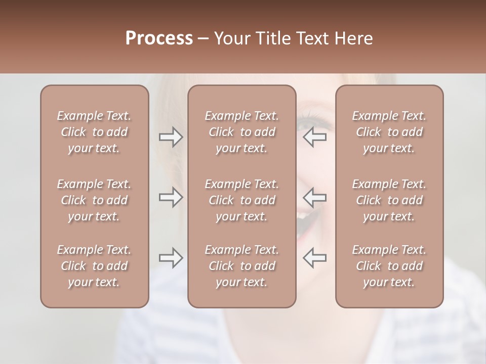 Hair Hope Smiling PowerPoint Template