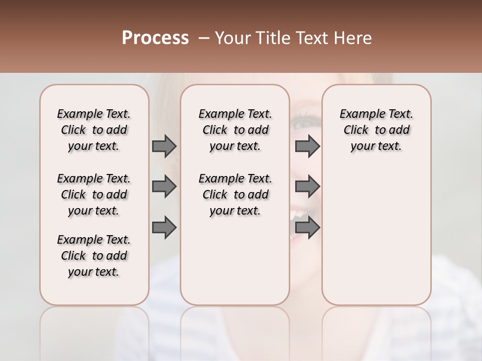 Hair Hope Smiling PowerPoint Template