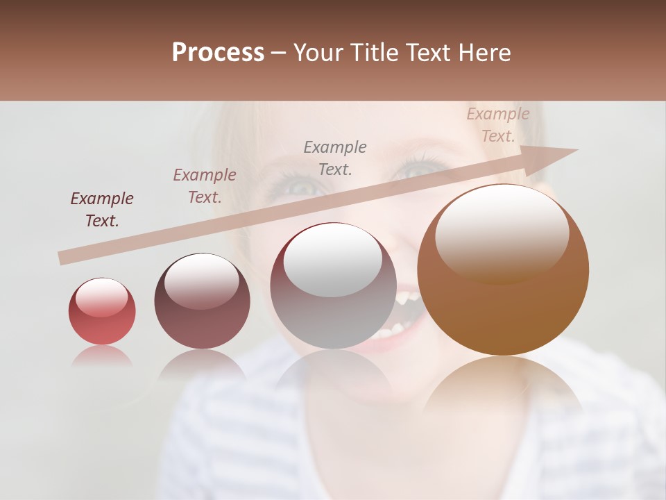 Hair Hope Smiling PowerPoint Template