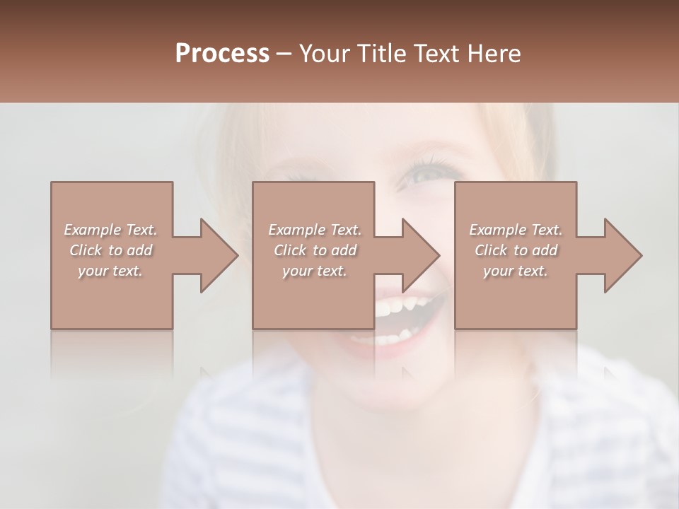 Hair Hope Smiling PowerPoint Template