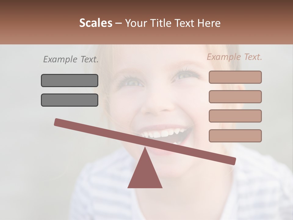 Hair Hope Smiling PowerPoint Template