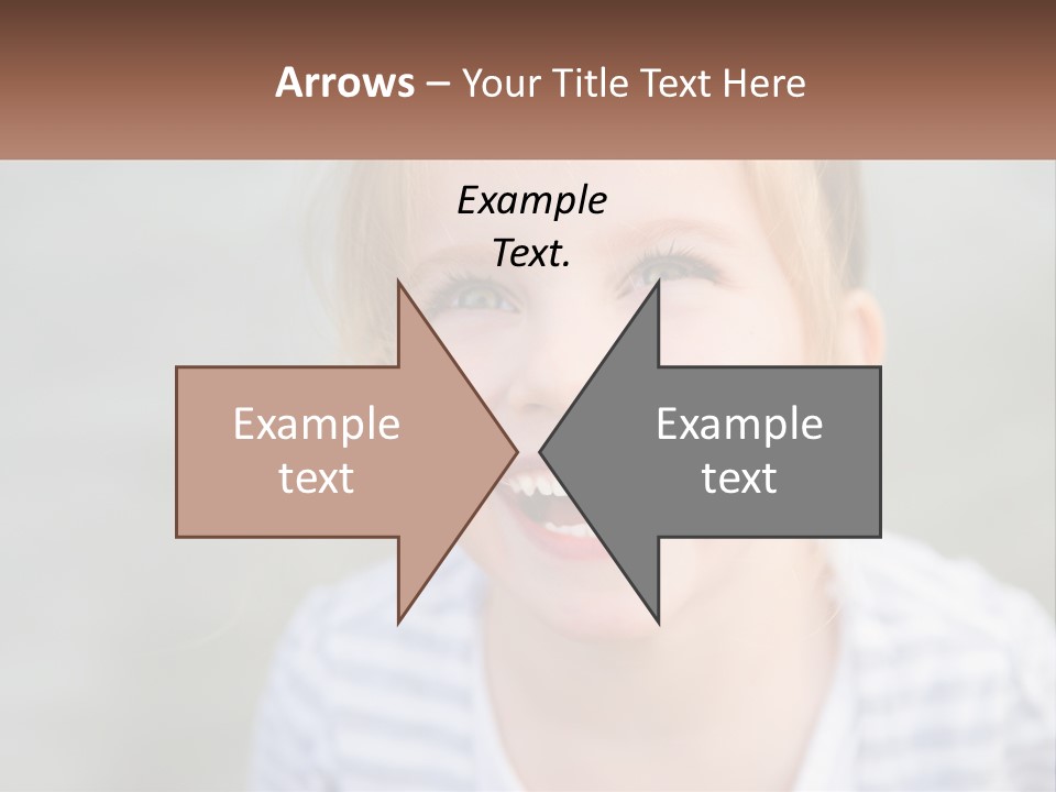 Hair Hope Smiling PowerPoint Template