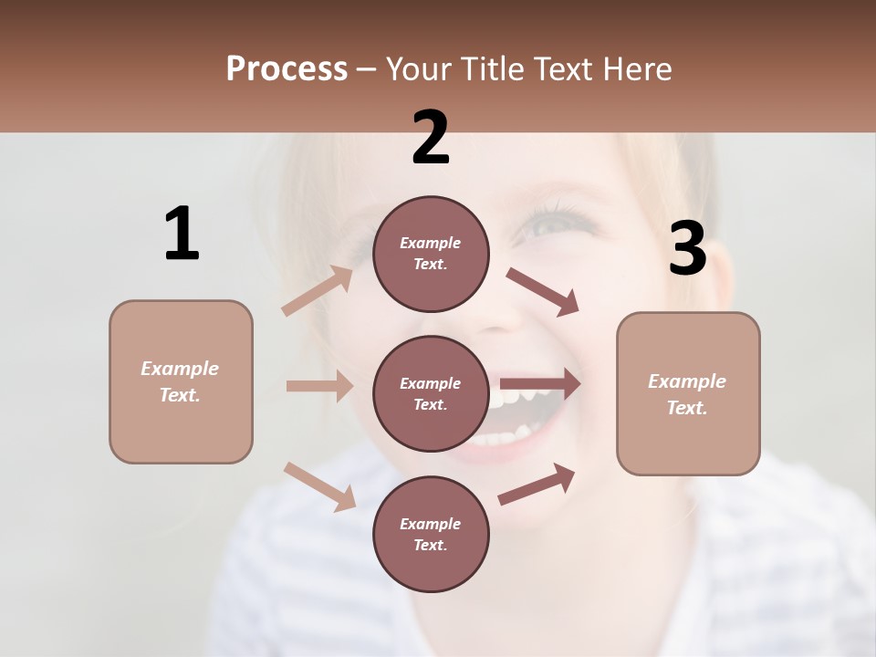 Hair Hope Smiling PowerPoint Template