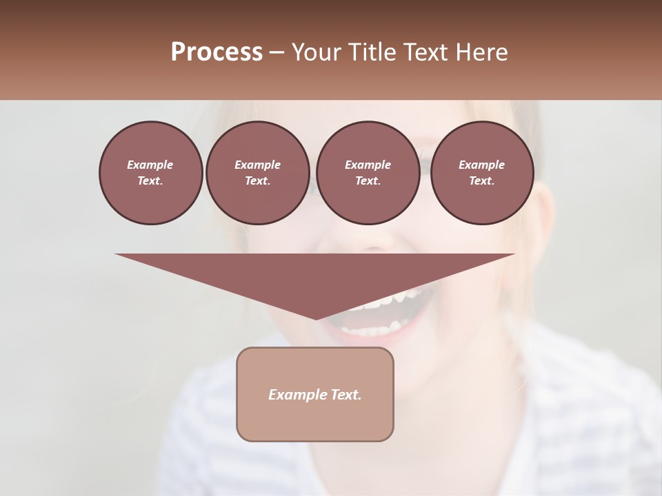 Hair Hope Smiling PowerPoint Template