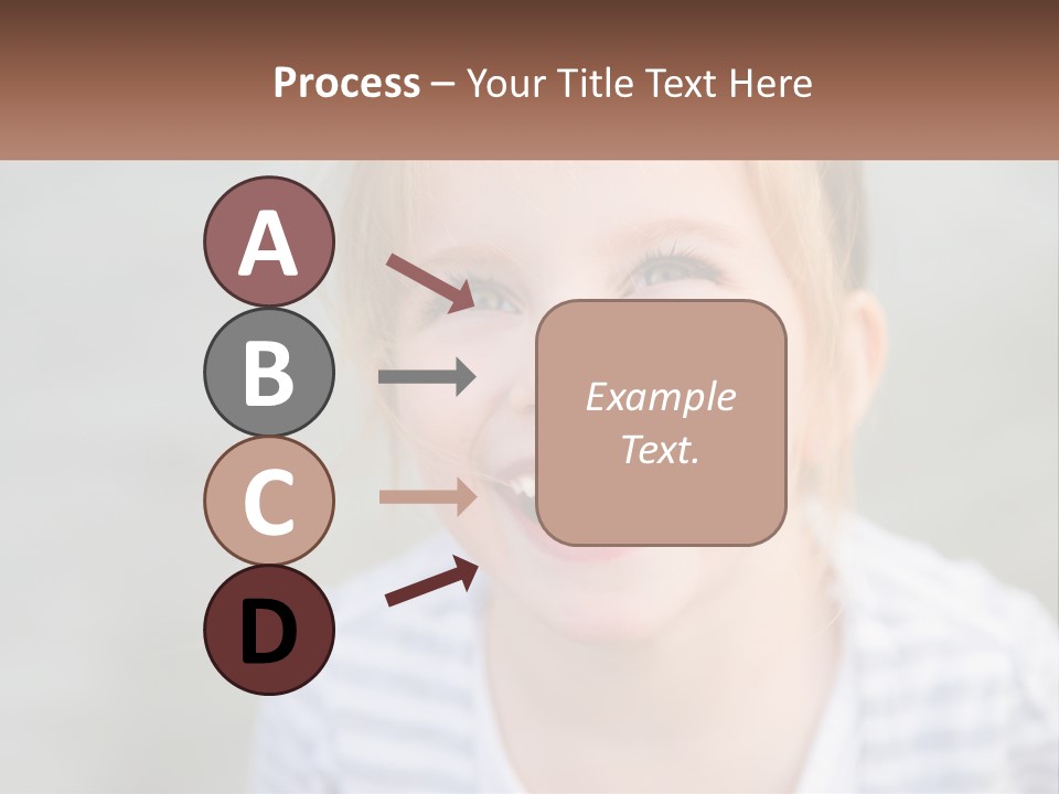 Hair Hope Smiling PowerPoint Template