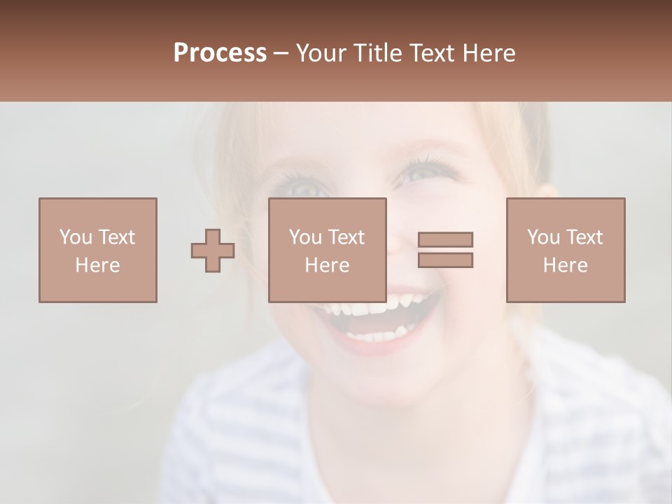 Hair Hope Smiling PowerPoint Template