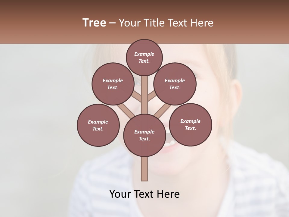 Hair Hope Smiling PowerPoint Template