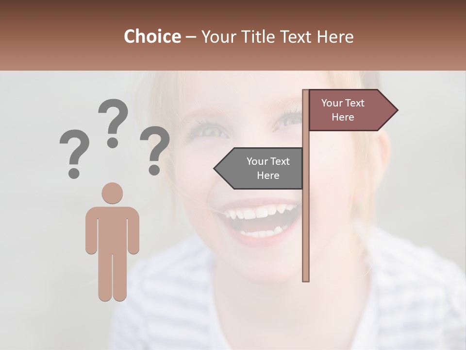 Hair Hope Smiling PowerPoint Template