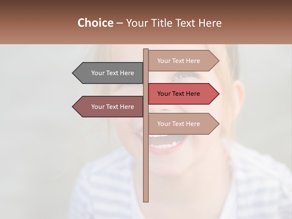 Hair Hope Smiling PowerPoint Template