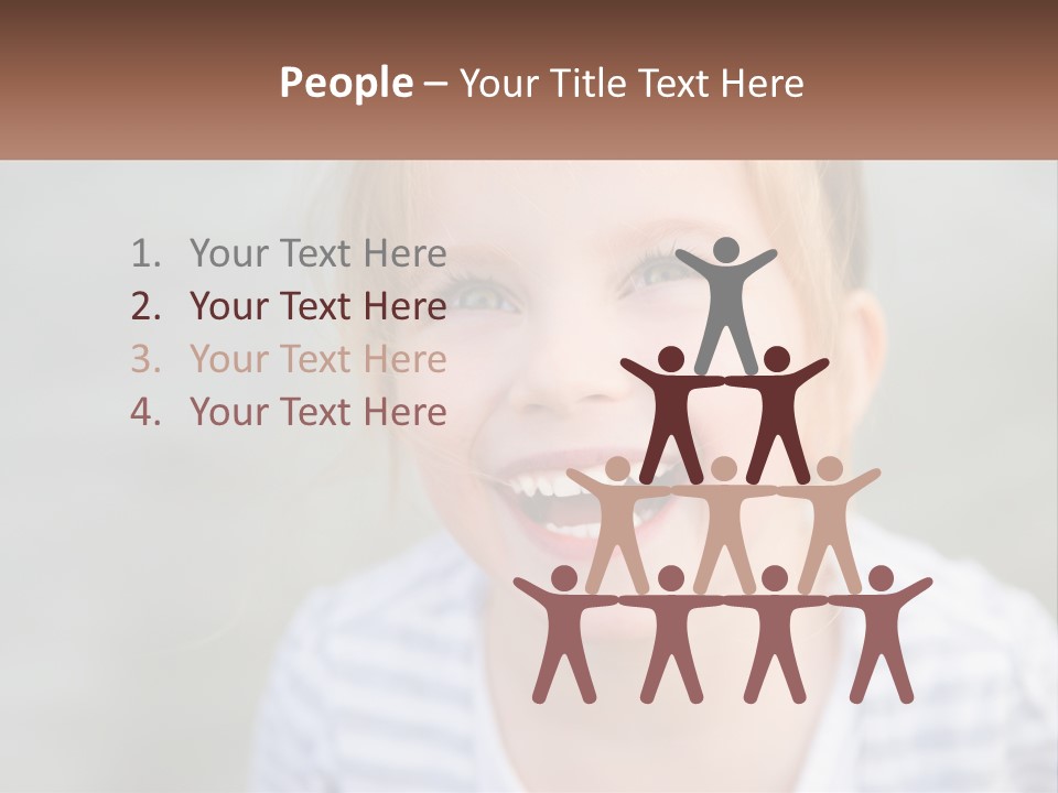 Hair Hope Smiling PowerPoint Template