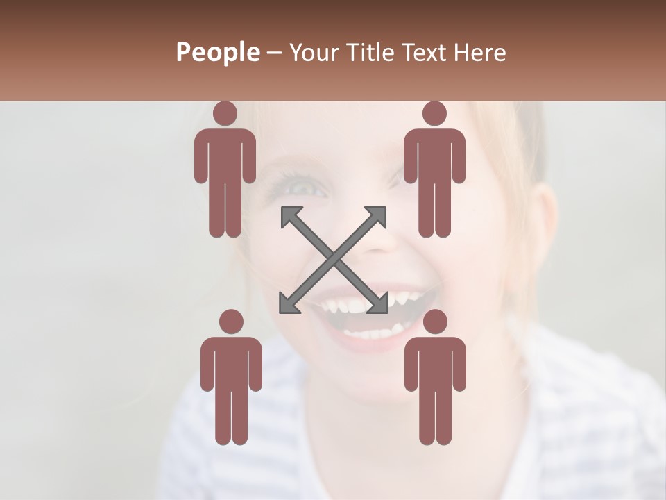 Hair Hope Smiling PowerPoint Template