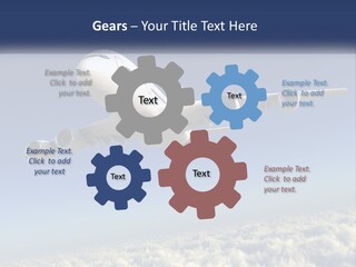 Weather Vehicle Sky PowerPoint Template