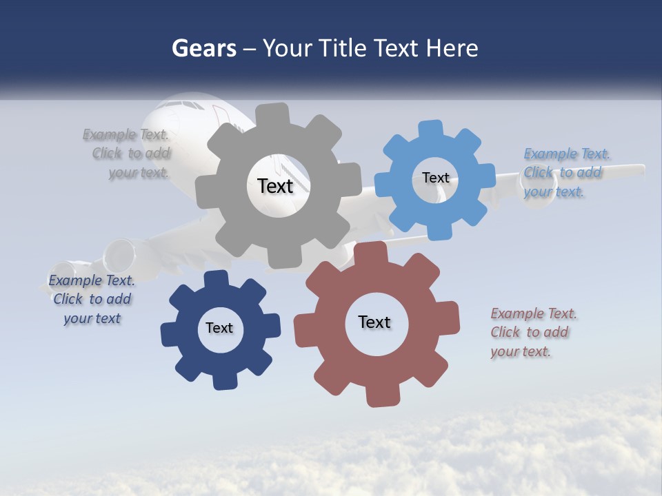 Weather Vehicle Sky PowerPoint Template