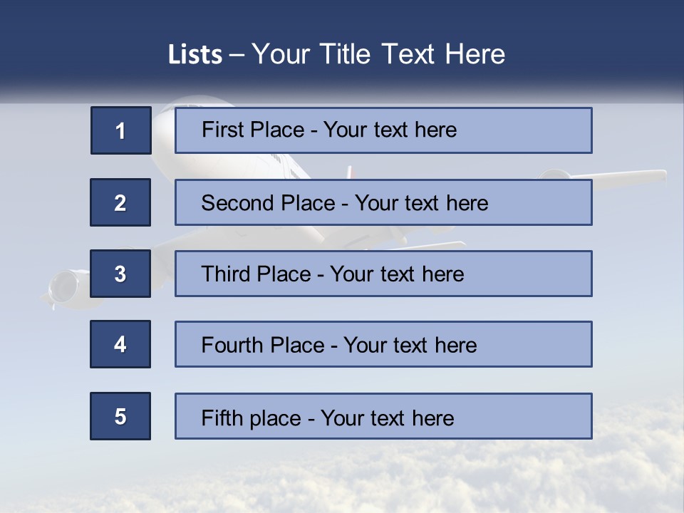 Weather Vehicle Sky PowerPoint Template