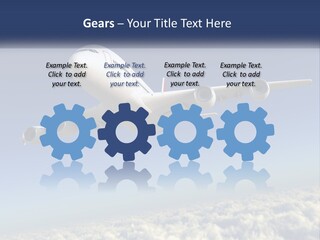 Weather Vehicle Sky PowerPoint Template