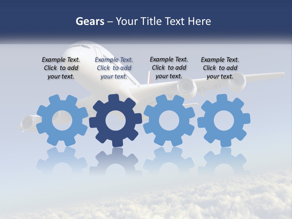 Weather Vehicle Sky PowerPoint Template