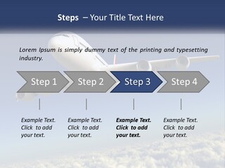Weather Vehicle Sky PowerPoint Template