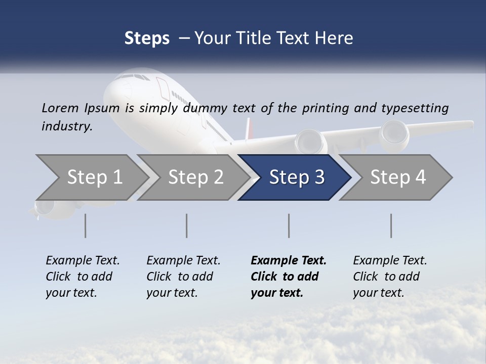 Weather Vehicle Sky PowerPoint Template