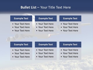 Weather Vehicle Sky PowerPoint Template