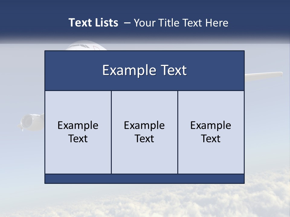 Weather Vehicle Sky PowerPoint Template