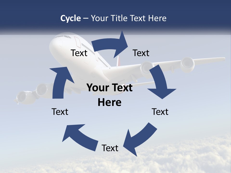 Weather Vehicle Sky PowerPoint Template