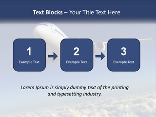 Weather Vehicle Sky PowerPoint Template