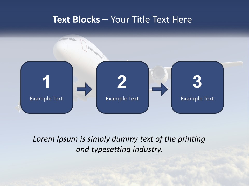 Weather Vehicle Sky PowerPoint Template