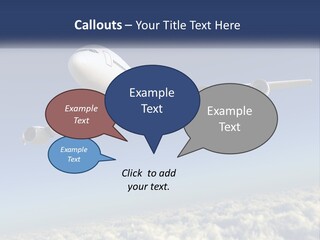 Weather Vehicle Sky PowerPoint Template