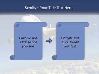 Weather Vehicle Sky PowerPoint Template