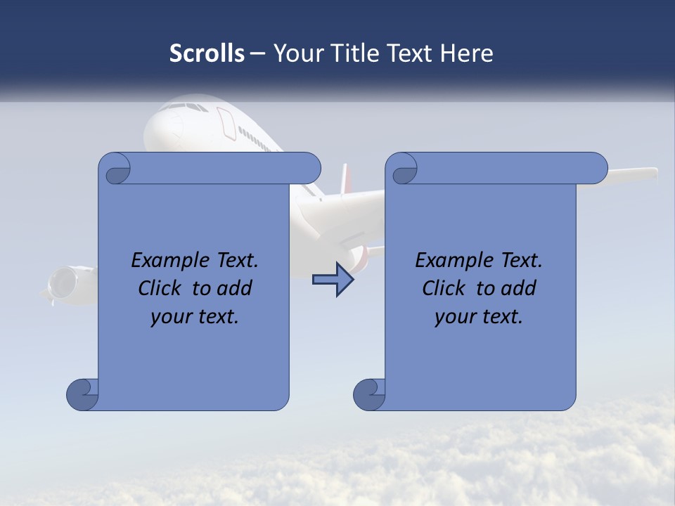 Weather Vehicle Sky PowerPoint Template