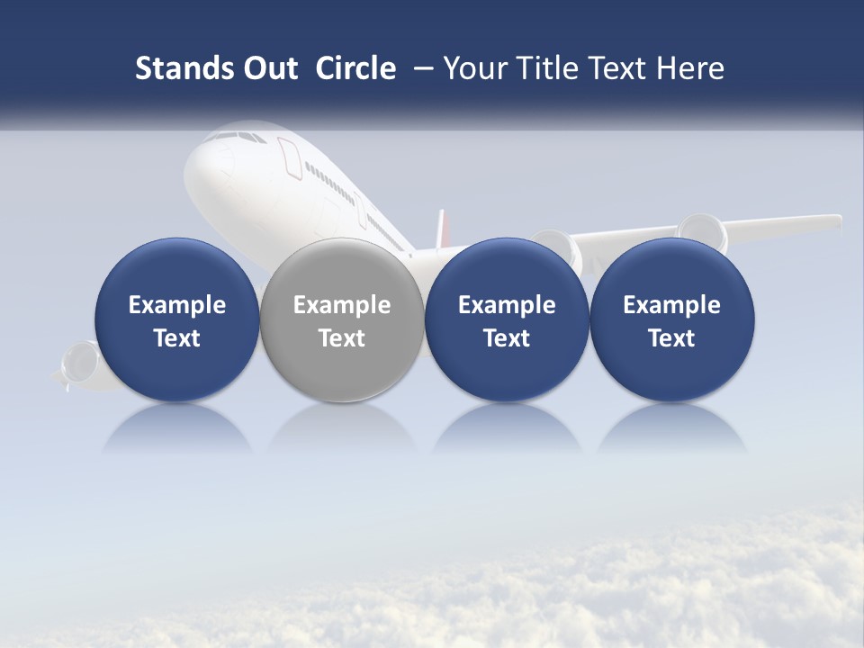 Weather Vehicle Sky PowerPoint Template