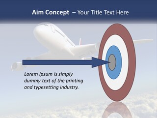 Weather Vehicle Sky PowerPoint Template