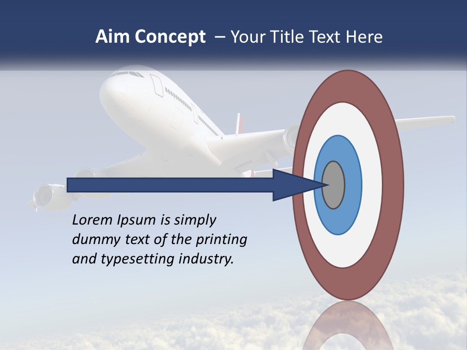 Weather Vehicle Sky PowerPoint Template