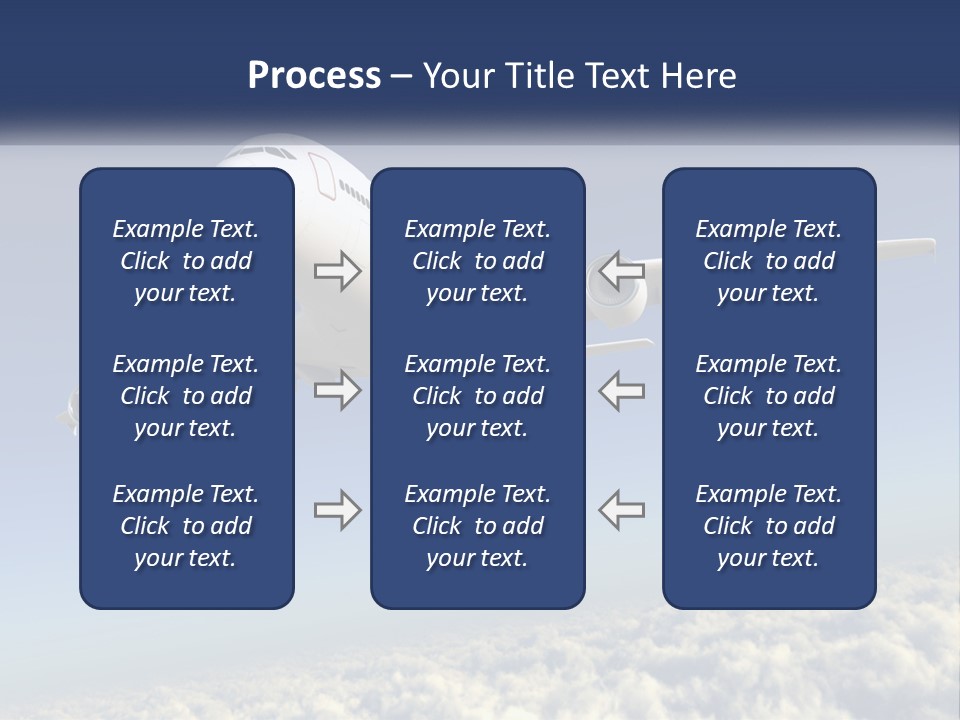 Weather Vehicle Sky PowerPoint Template
