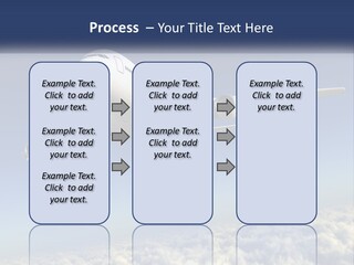 Weather Vehicle Sky PowerPoint Template