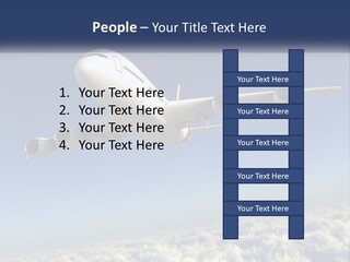 Weather Vehicle Sky PowerPoint Template