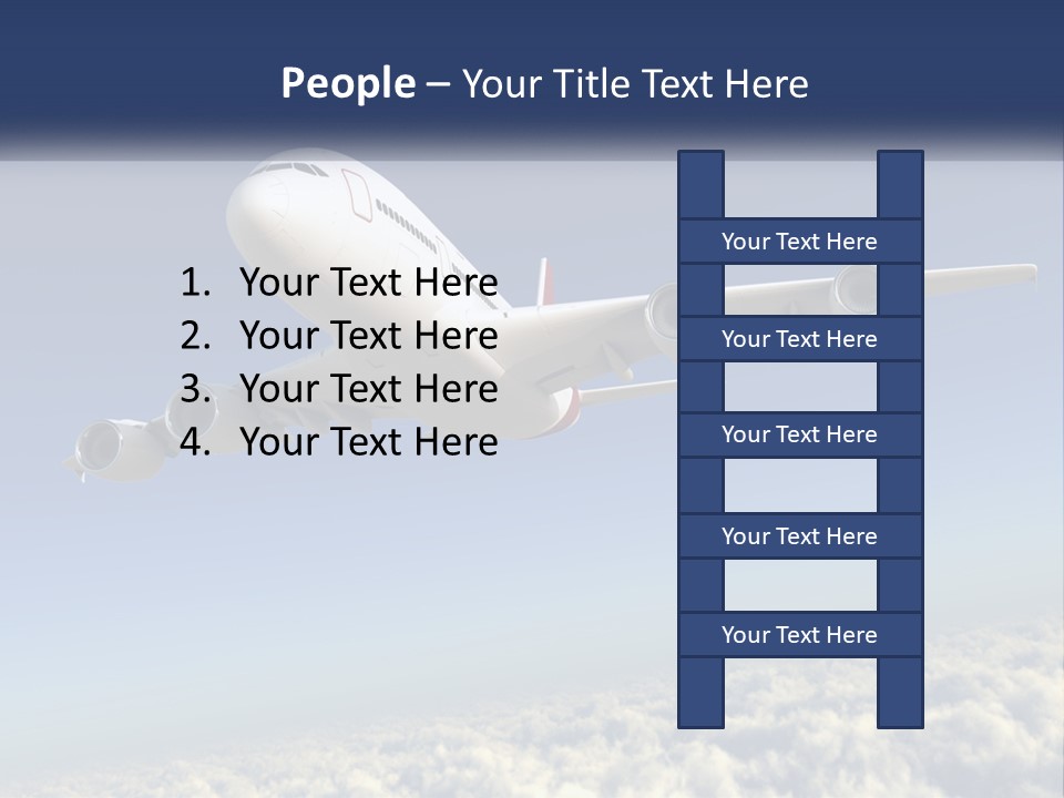 Weather Vehicle Sky PowerPoint Template