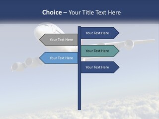 Weather Vehicle Sky PowerPoint Template