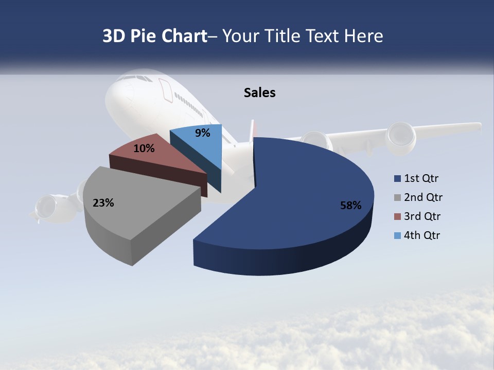 Weather Vehicle Sky PowerPoint Template
