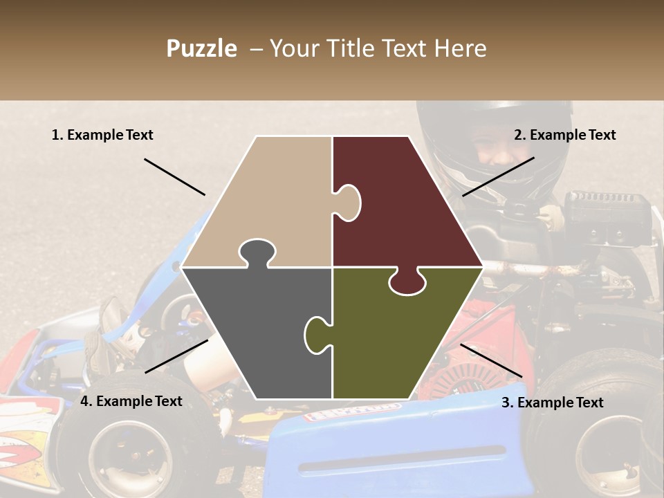 Helmet Ride Child PowerPoint Template