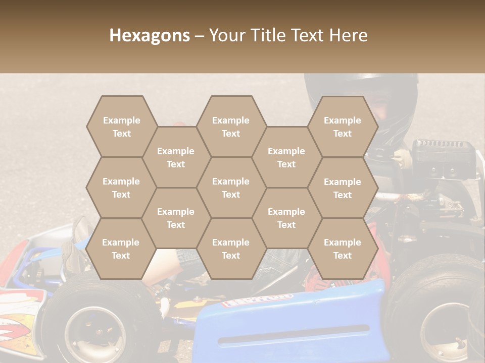 Helmet Ride Child PowerPoint Template